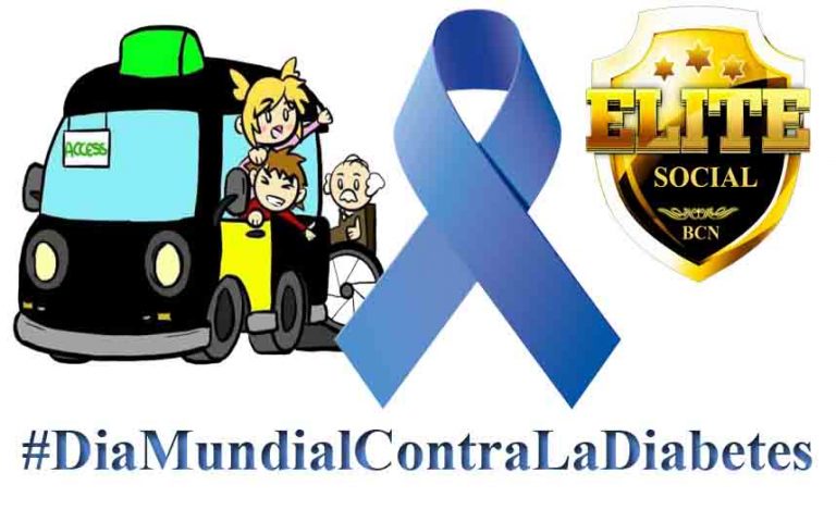El Taxi de Barcelona se une al Día Mundial de la Diabetes con su lazo azul
