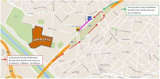 Ubicación de la parada de taxi en el Barcelona Rock Fest 2022 Ubicación de la parada de taxi en el Barcelona Rock Fest 2022