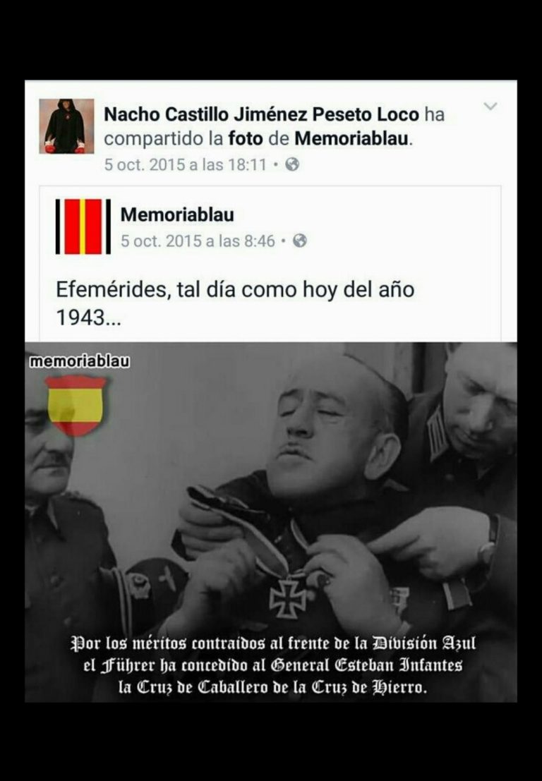 La Plataforma “Cara al sol” y un presunto cáncer en el taxi – By Tito Álvarez