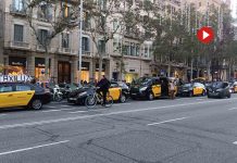 Nuevo Taxi Luz en el encendido de luces del Paseo de Gràcia Nuevo Taxi Luz en el encendido de luces del Paseo de Gràcia