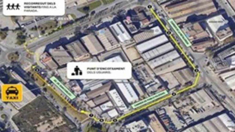 Encoche correcto en la Fira Gran Via de Hospitalet